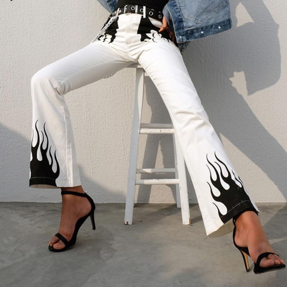 Fire flame pants